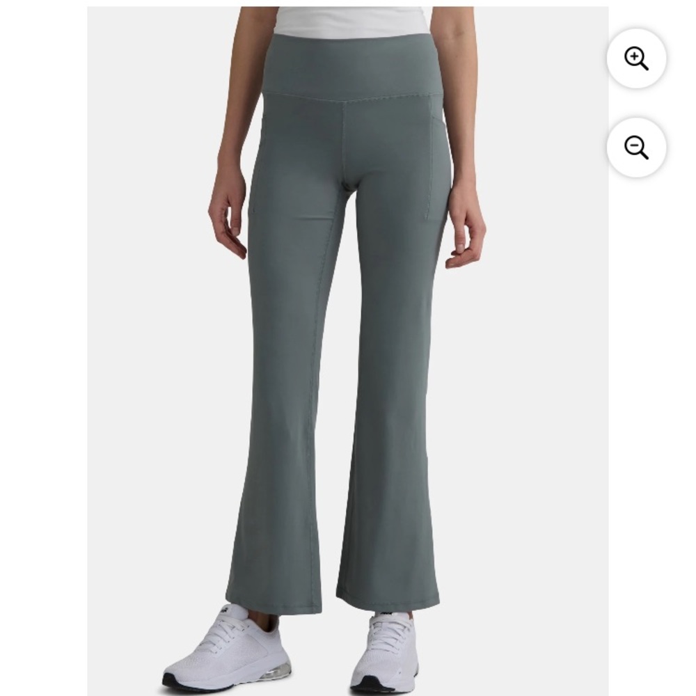 💜Avia Women's Plus SoftSculpt Flare Leggings,Size:XL(16-18) - Picture 2 of 10